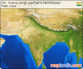 mr. manoj singh parihar's farmhouse satellite map