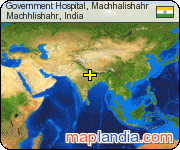 Government Hospital, Machhalishahr  satellite map