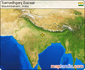 Samadhganj Bazaar satellite map