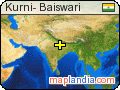 Kurni- Baiswari satellite map