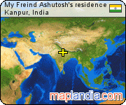My Freind Ashutosh's residence satellite map