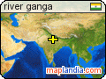 river ganga satellite map