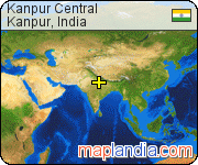 Kanpur Central satellite map