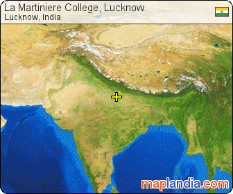 La Martiniere College, Lucknow satellite map