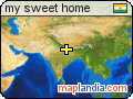 my sweet home satellite map