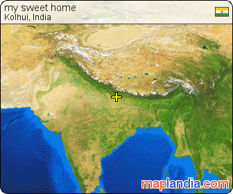 my sweet home satellite map