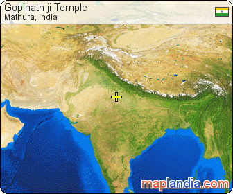 Gopinath ji Temple satellite map