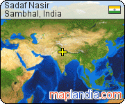 Sadaf Nasir satellite map