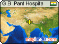 G.B. Pant Hospital satellite map