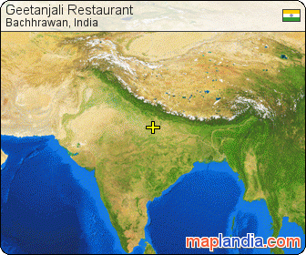 Geetanjali Restaurant satellite map
