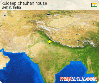 kuldeep chauhan house satellite map