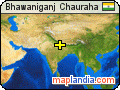 Bhawaniganj Chauraha satellite map
