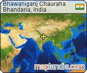 Bhawaniganj Chauraha satellite map