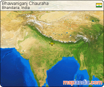 Bhawaniganj Chauraha satellite map