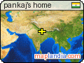 pankaj's home  satellite map