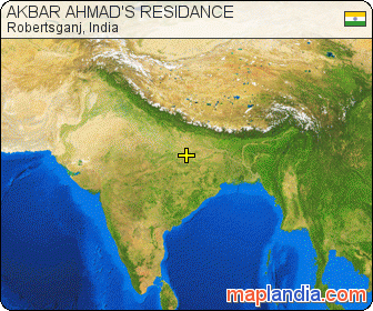 AKBAR AHMAD'S RESIDANCE satellite map