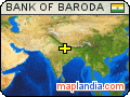 BANK OF BARODA satellite map