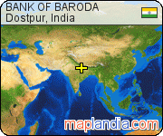 BANK OF BARODA satellite map