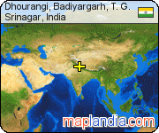 Dhourangi, Badiyargarh, T. G. satellite map