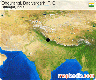 Dhourangi, Badiyargarh, T. G. satellite map