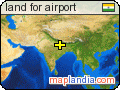 land for airport satellite map