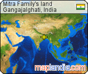 Mitra Family's land satellite map