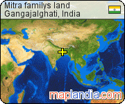 Mitra familys land  satellite map