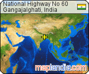 National Highway No 60 satellite map
