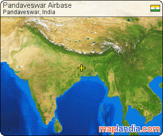 Pandaveswar Airbase  satellite map