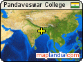 Pandaveswar College satellite map