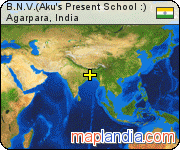 B.N.V.(Aku's Present School :) satellite map