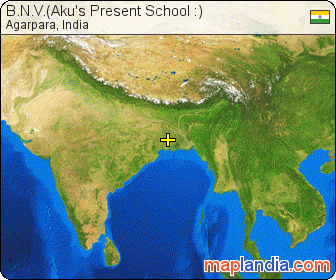 B.N.V.(Aku's Present School :) satellite map