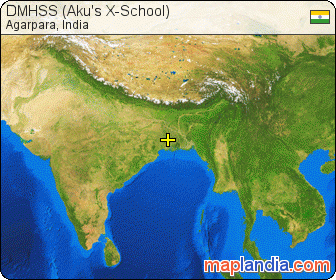 DMHSS (Aku's X-School) satellite map