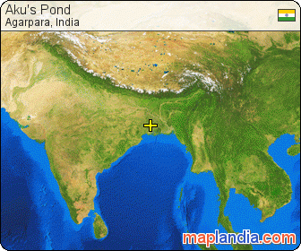 Aku's Pond satellite map