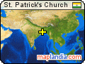 St. Patrick's Church satellite map