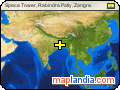 Space Tower, Rabindra Pally, Zangra satellite map