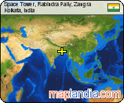 Space Tower, Rabindra Pally, Zangra satellite map