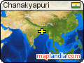 Chanakyapuri satellite map
