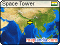 Space Tower satellite map