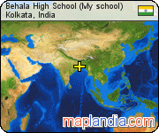 Behala High School (My school) satellite map