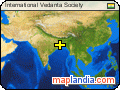 International Vedanta Society satellite map