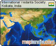 International Vedanta Society satellite map