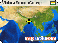 Victoria School+College satellite map