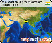 basunagar ground madhyamgram satellite map