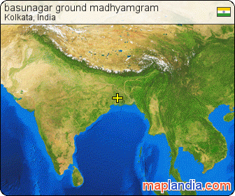basunagar ground madhyamgram satellite map