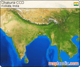 Dhakuria CCD satellite map