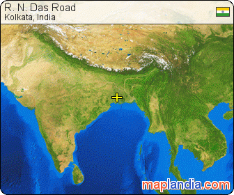 R. N. Das Road satellite map