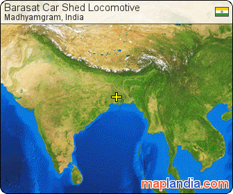 Barasat Car Shed Locomotive satellite map