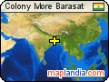 Colony More Barasat satellite map