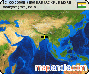 FCI GODOWN NEW BARRACKPUR MORE satellite map